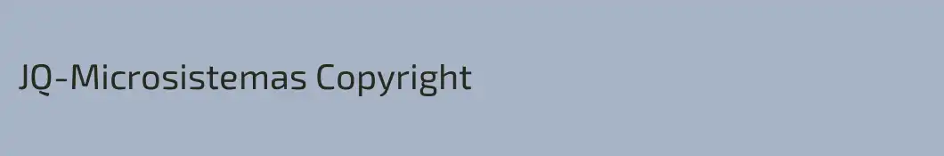 JQ-Microsistemas Copyright